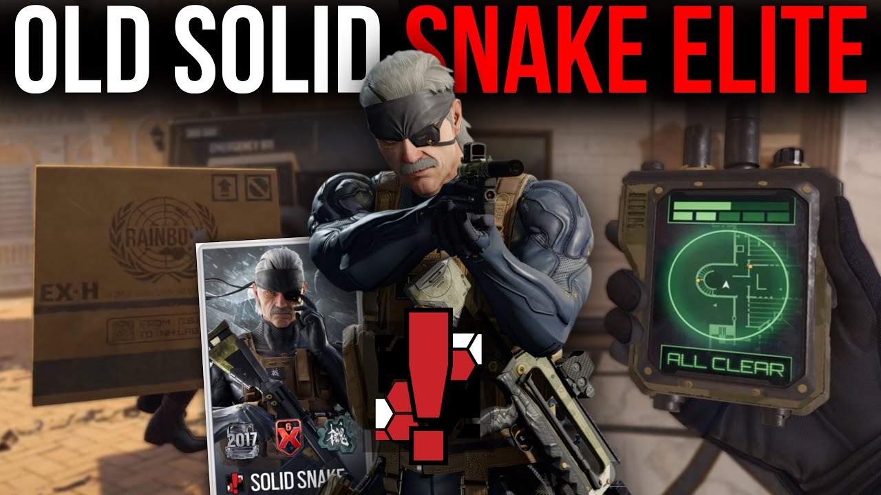 Old Solid Snake Elite is HERE! Full Review background