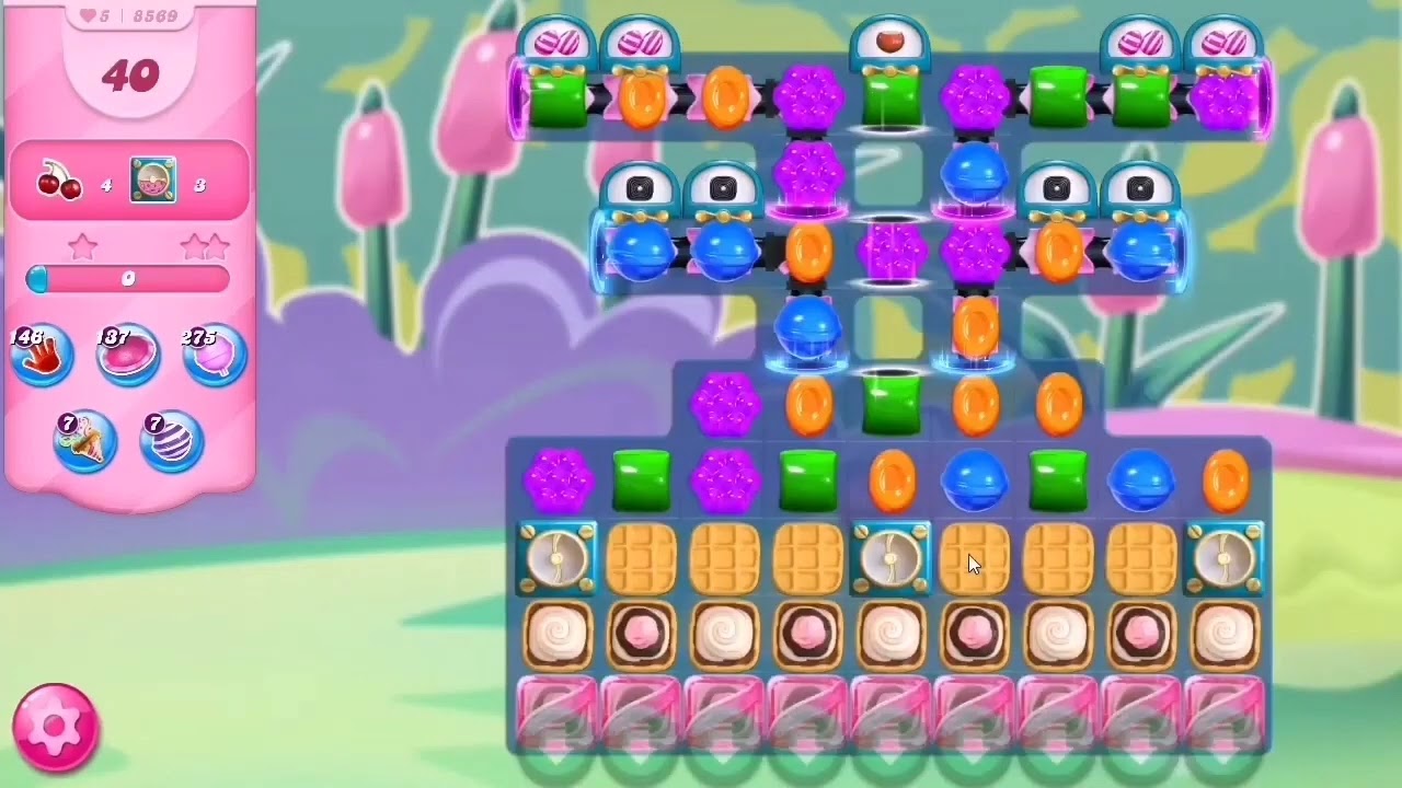Candy Crush Saga level 8501-8600 review background