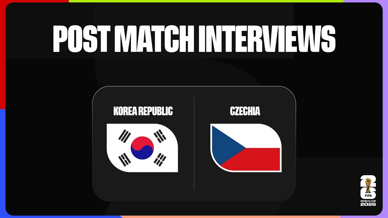 Post-Match Interviews: Korea Republic 2-1 Czechia