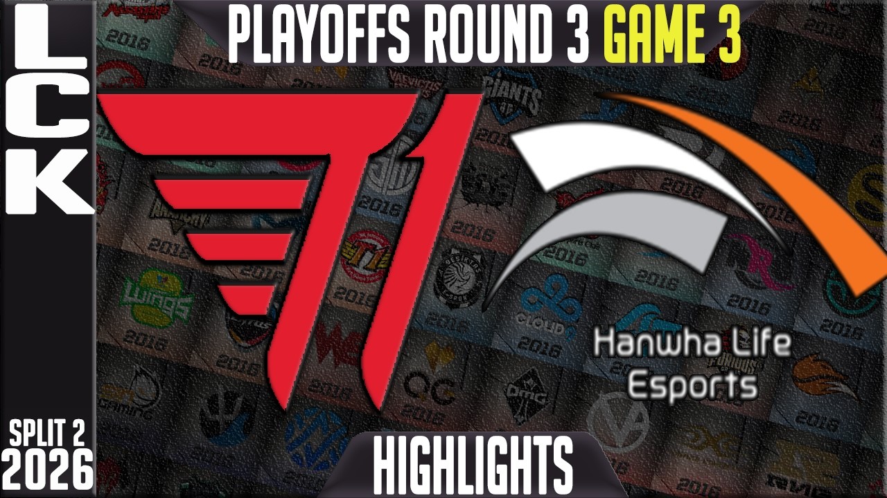T1 vs HLE Highlights Game 3 | LCK Playoffs Round 3 2026 | T1 vs Hanwha Life Esports G3