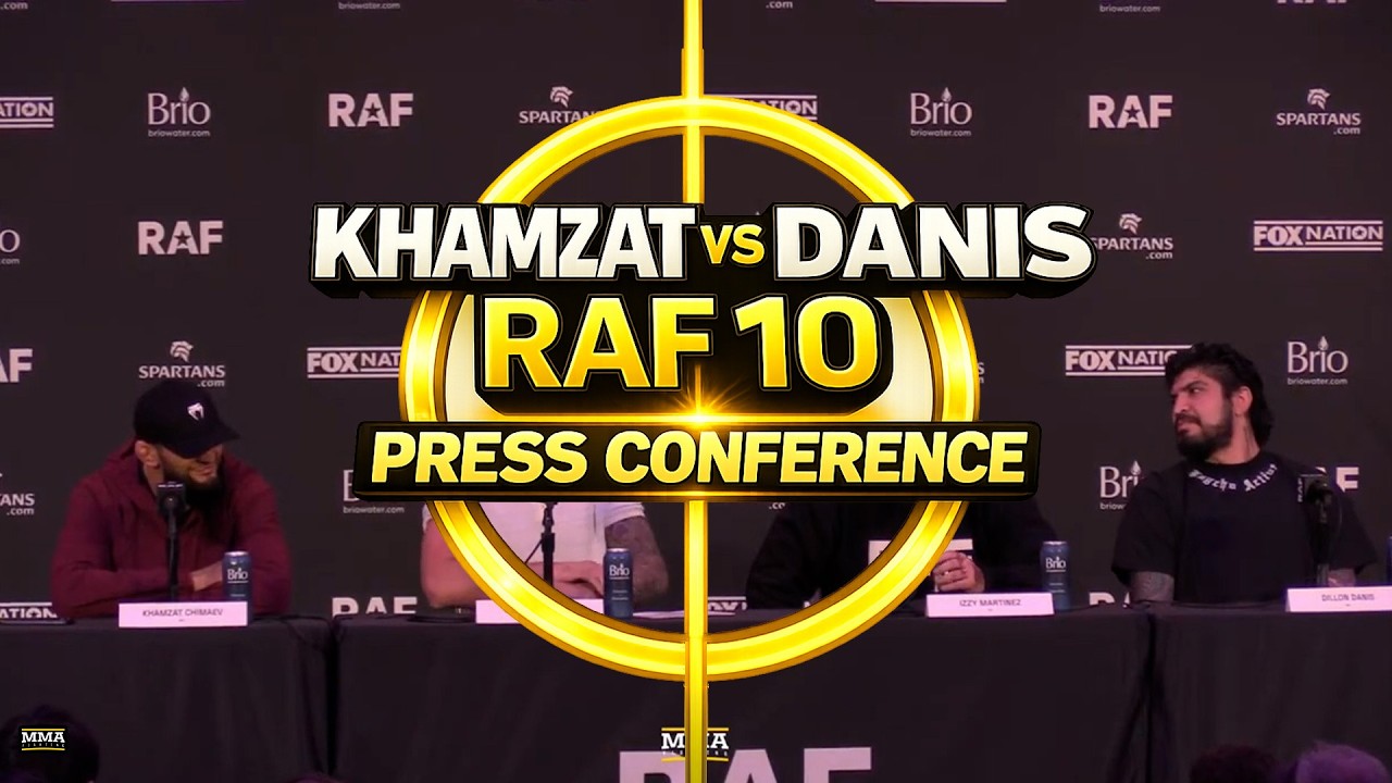 Khamzat Chimaev vs. Dillon Danis RAF 10 Press Conference | MMA Fighting