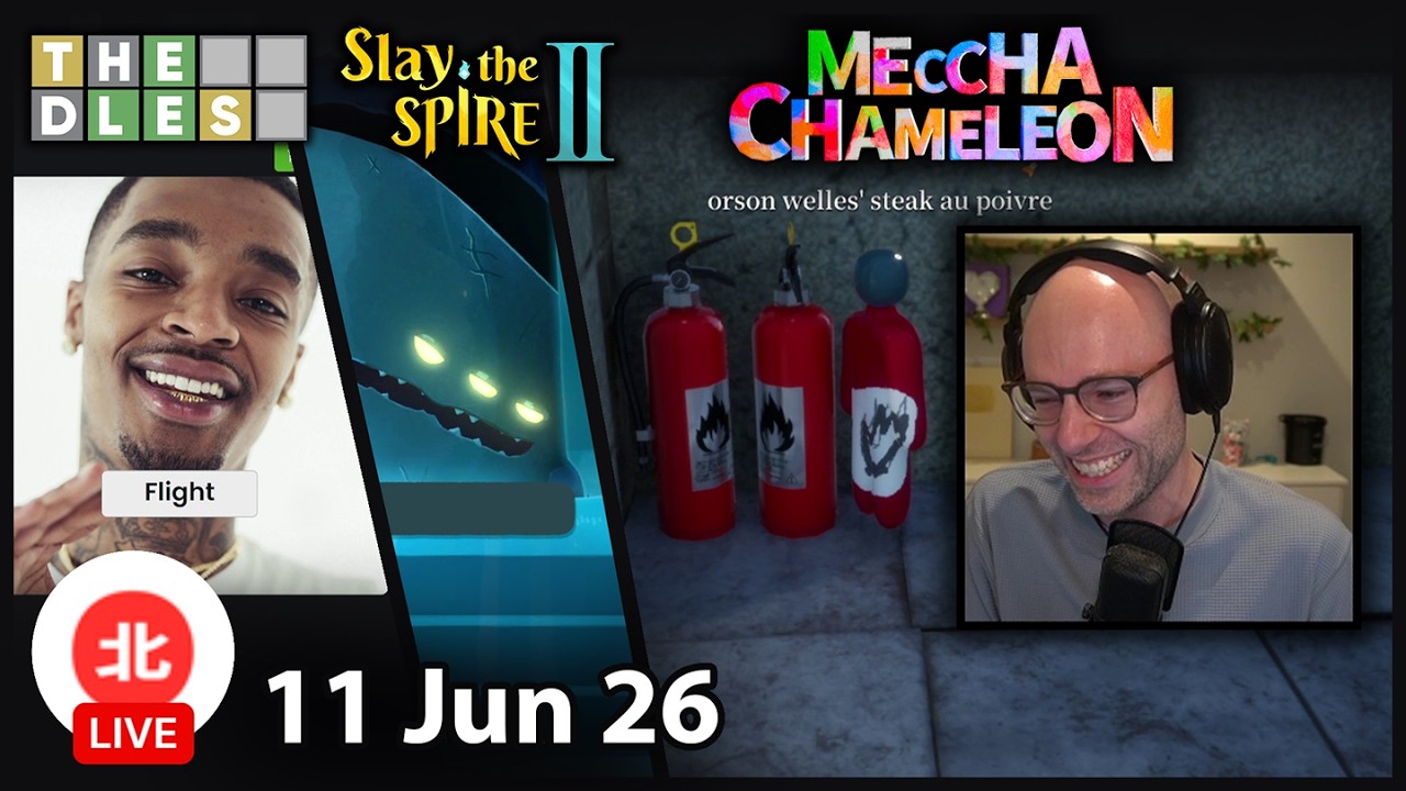THE DLES / Slay the Spire 2 / MECCHA CHAMELEON - 11 Jun 2026 - Unofficial Northernlion VOD