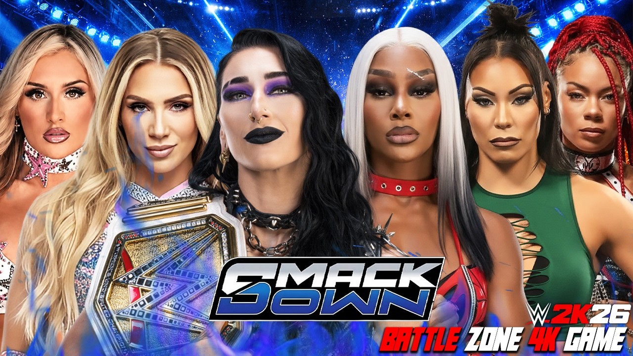 Rhea Ripley Charlotte Flair & Tiffany Stratton vs Jade Cargill, Michin, B-Fab | SMACKDOWN MAIN EVENT
