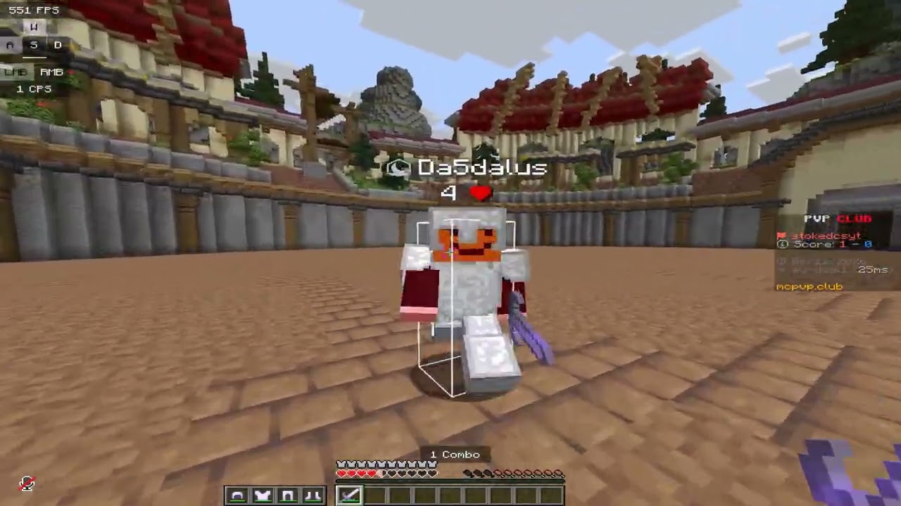 minecraft 1.21.11 pvp montage, peak ht5 sword game play