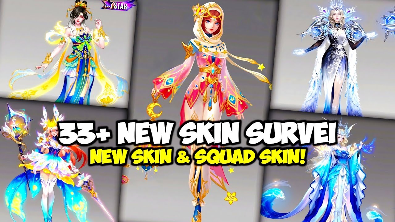 33 NEW SKIN SURVEY SQUAD SKIN | MOBILE LEGENDS BANG BANG background