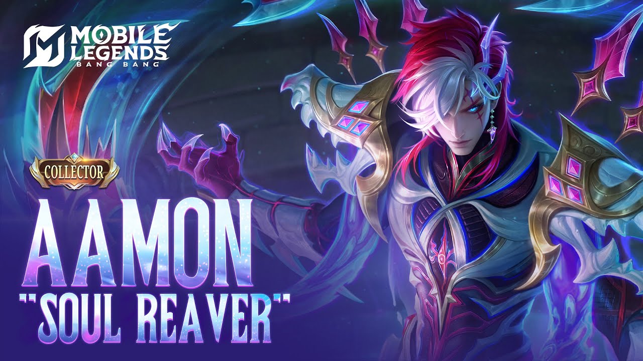 New Collector Skin | Aamon "Soul Reaver" | Mobile Legends: Bang Bang background