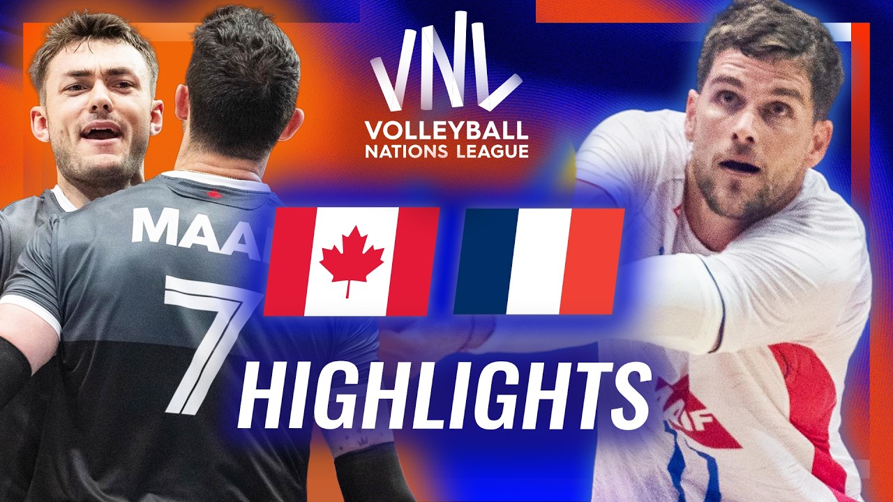 Canada π¨π¦ vs. France π«π· - Highlights | Week 1 | Men's VNL 2026