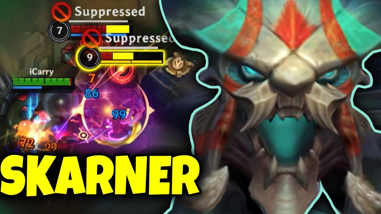 Wild Rift Skarner Gameplay (New Champion) Build and Runes