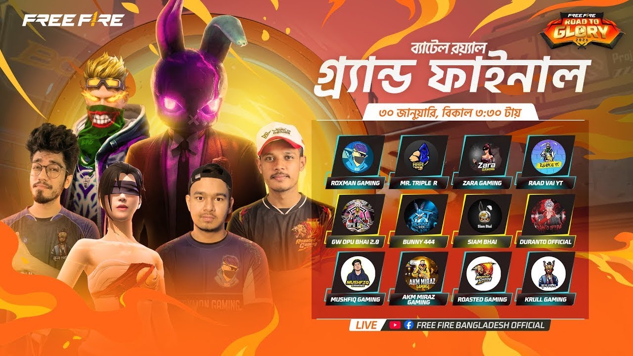 Road To Glory I গ্র্যান্ড ফাইনাল I Garena Free Fire @raadvaiyt829 @MrTripleR