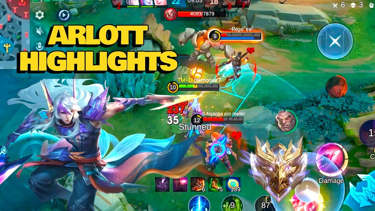 Arlott Gameplay Montage🫡 l Clutches, Outplays& Team Wipes | Arlott Highlights 2026