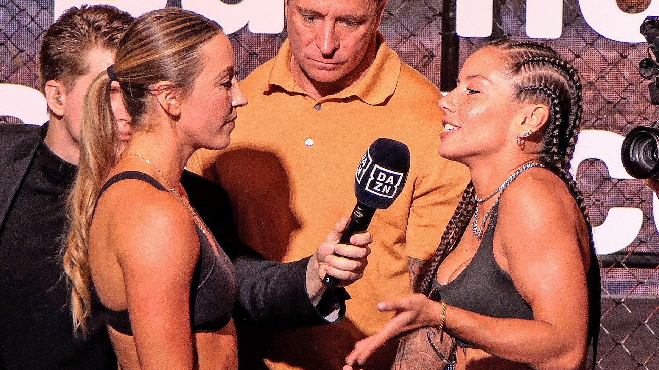 ‼️ Jade Jones vs Frederikita • FULL WEIGH IN & FINAL FACE OFF