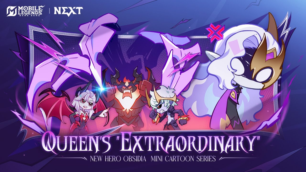Queen's "Extraordinary" | New Hero Obsidia | Mobile Legends: Bang Bang background