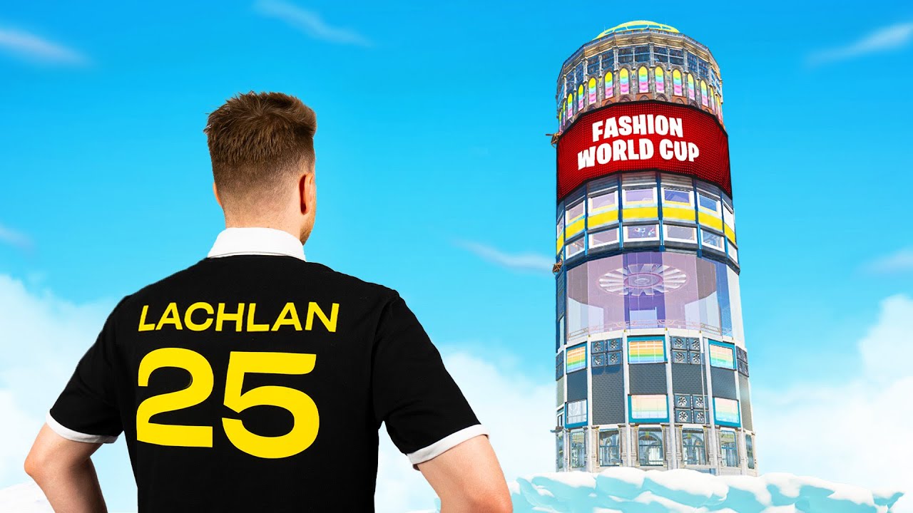 Lachlan Joins the Fortnite Fashion World Cup! backdrop