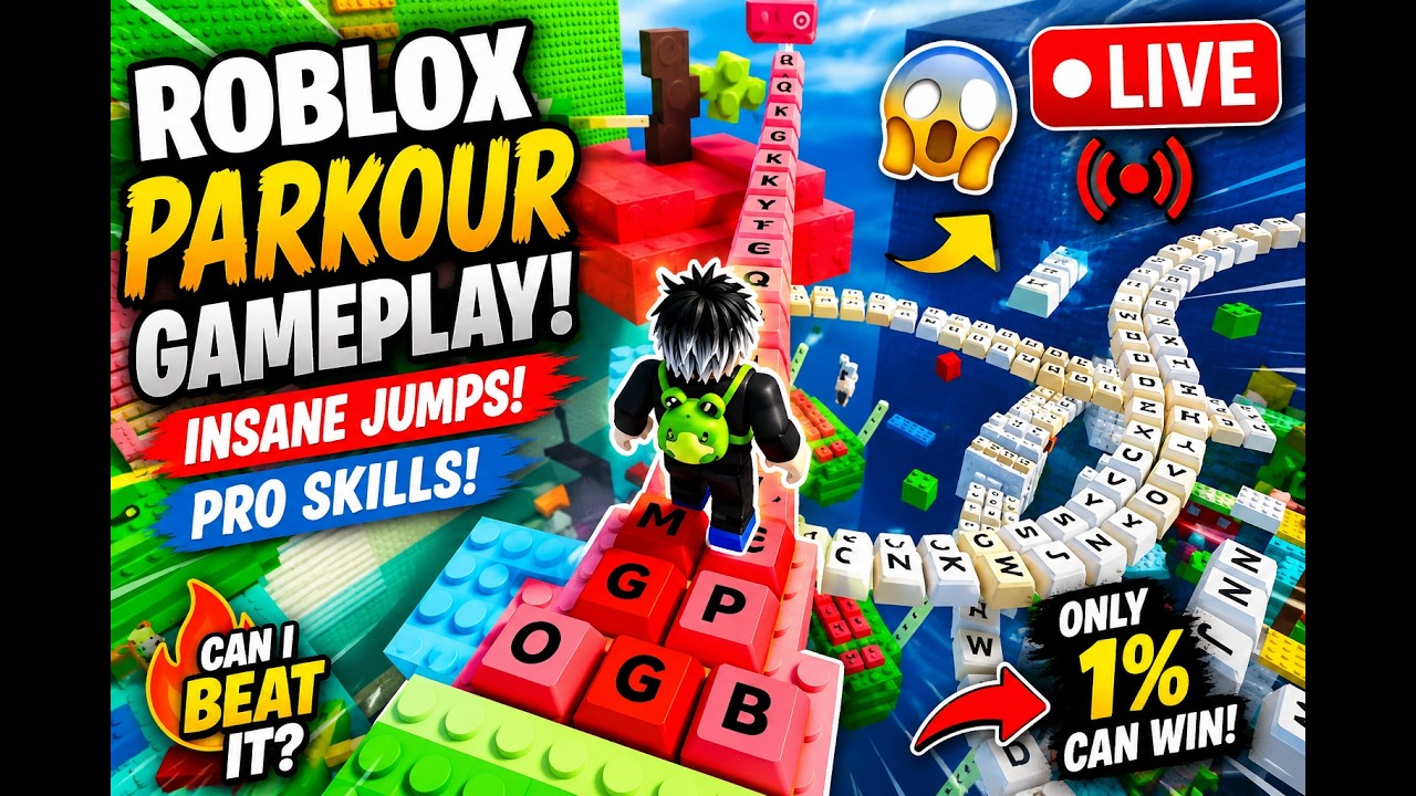π₯ LIVE π΄ Roblox Parkour Gameplay! Insane Jumps & Pro Skills π±