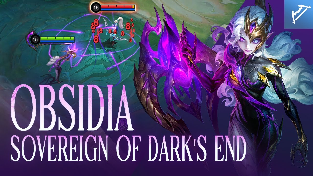 Hero Spotlight | New Hero Obsidia | Sovereign of Dark's End | Mobile Legends: Bang Bang background