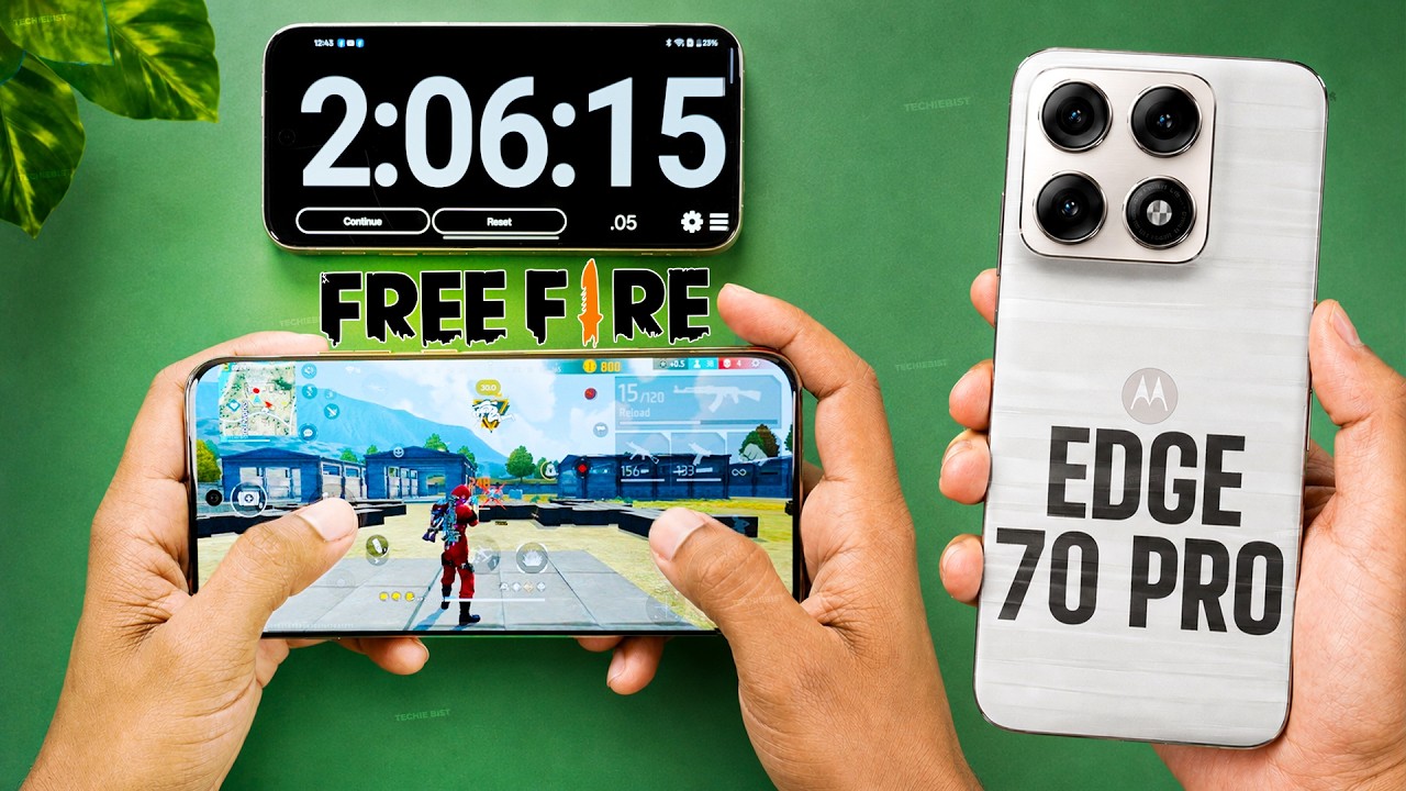 Moto Edge 70 Pro Extreme Free Fire Test 🎮 Real Performance Check!