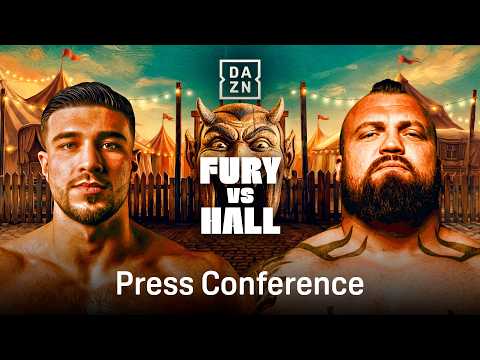 LIVE: Tommy Fury and Eddie Hall clash at final Misfits Boxing press conference