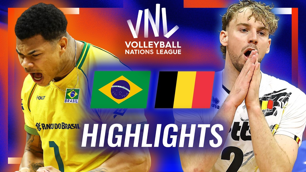 Brazil ЁЯЗзЁЯЗ╖ vs. Belgium ЁЯЗзЁЯЗк - Highlights | Week 1 | Men's VNL 2026