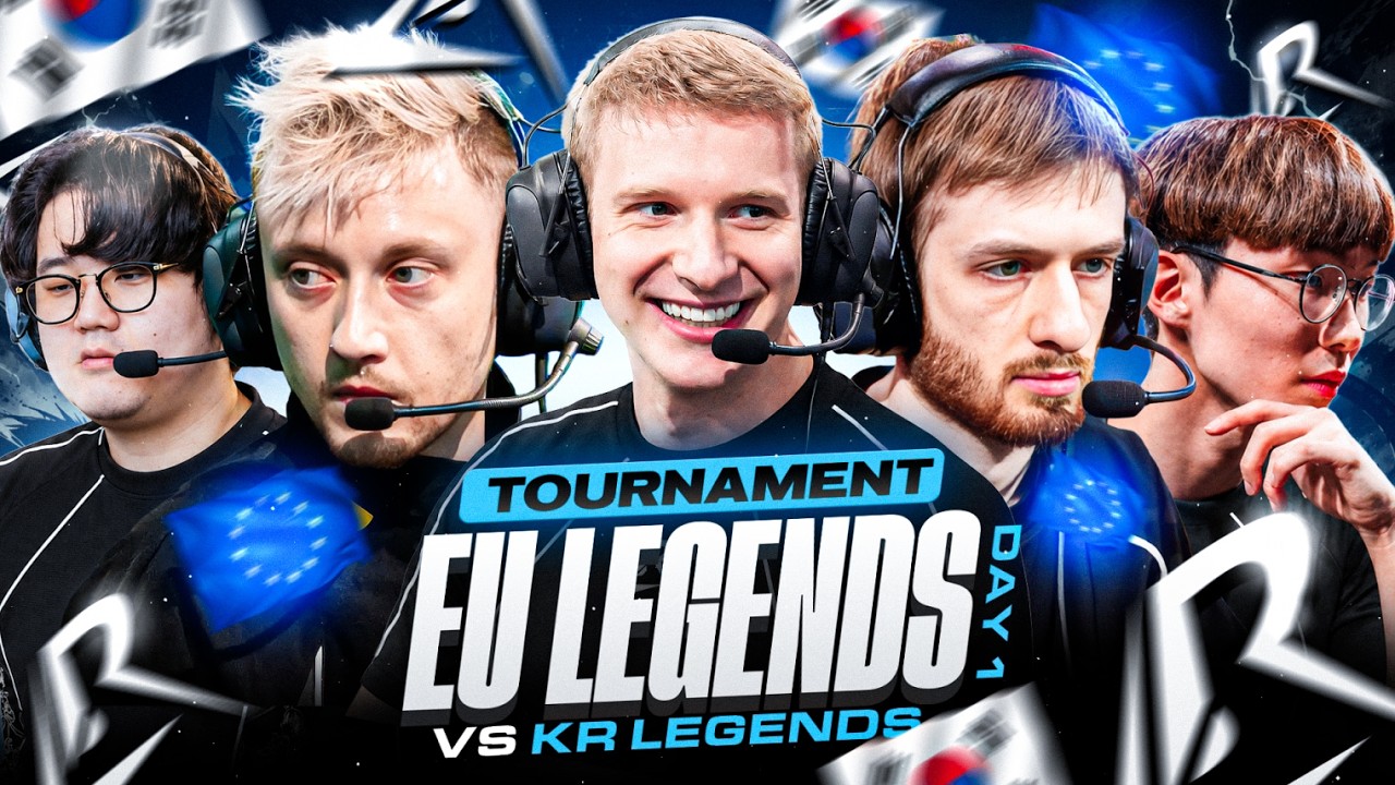 EU LEGENDS VS KR LEGENDS | LOS RETIREES DOMINATE KOREA