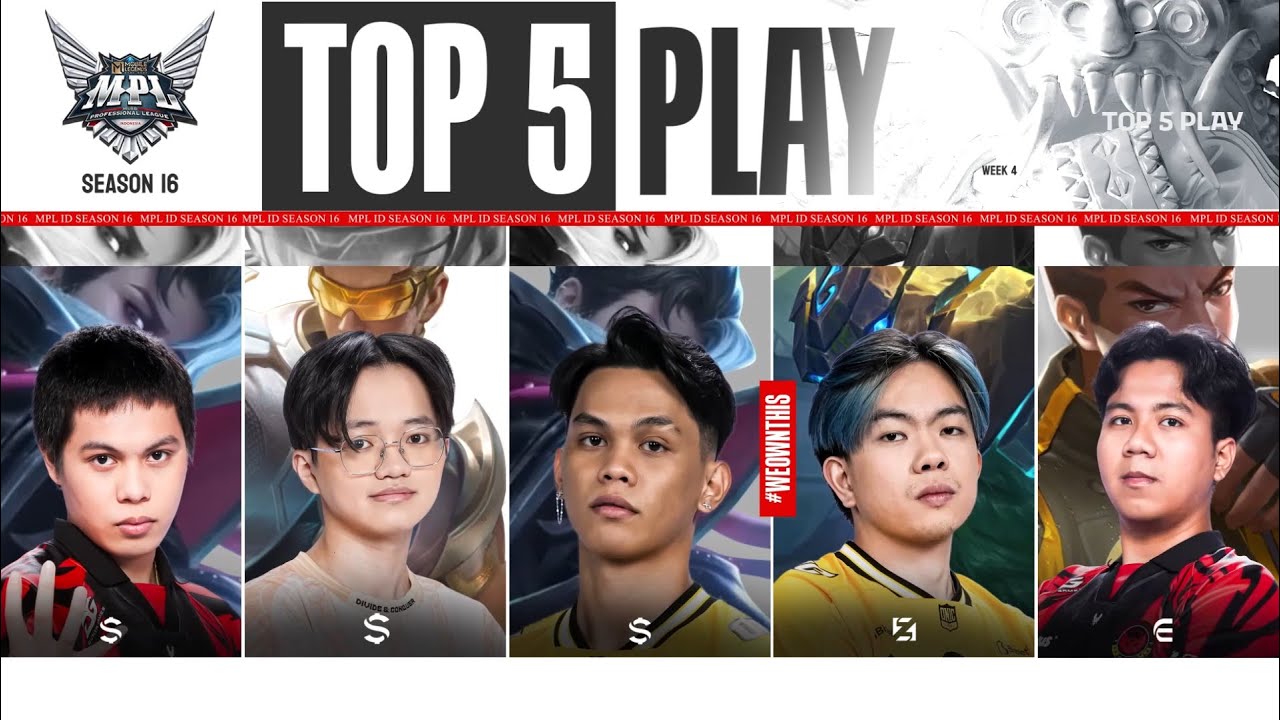 TOP 5 Plays of Week 4 of MPL ID S16 backdrop