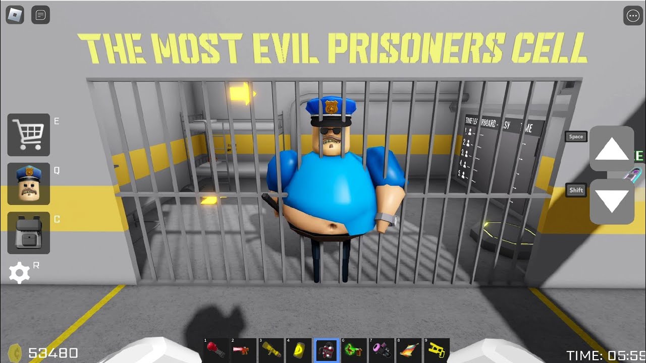 🚨PRISONER ESCAPE! HARD MODE - Barry Obby Full Gameplay 4K #roblox