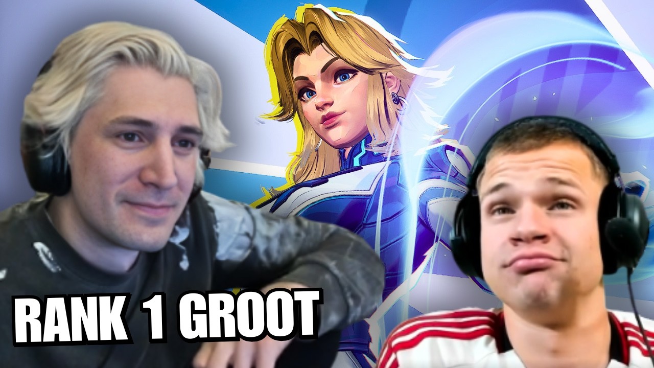 xQc Gives Jynxzi THE BEST COACHING | Marvel Rivals background