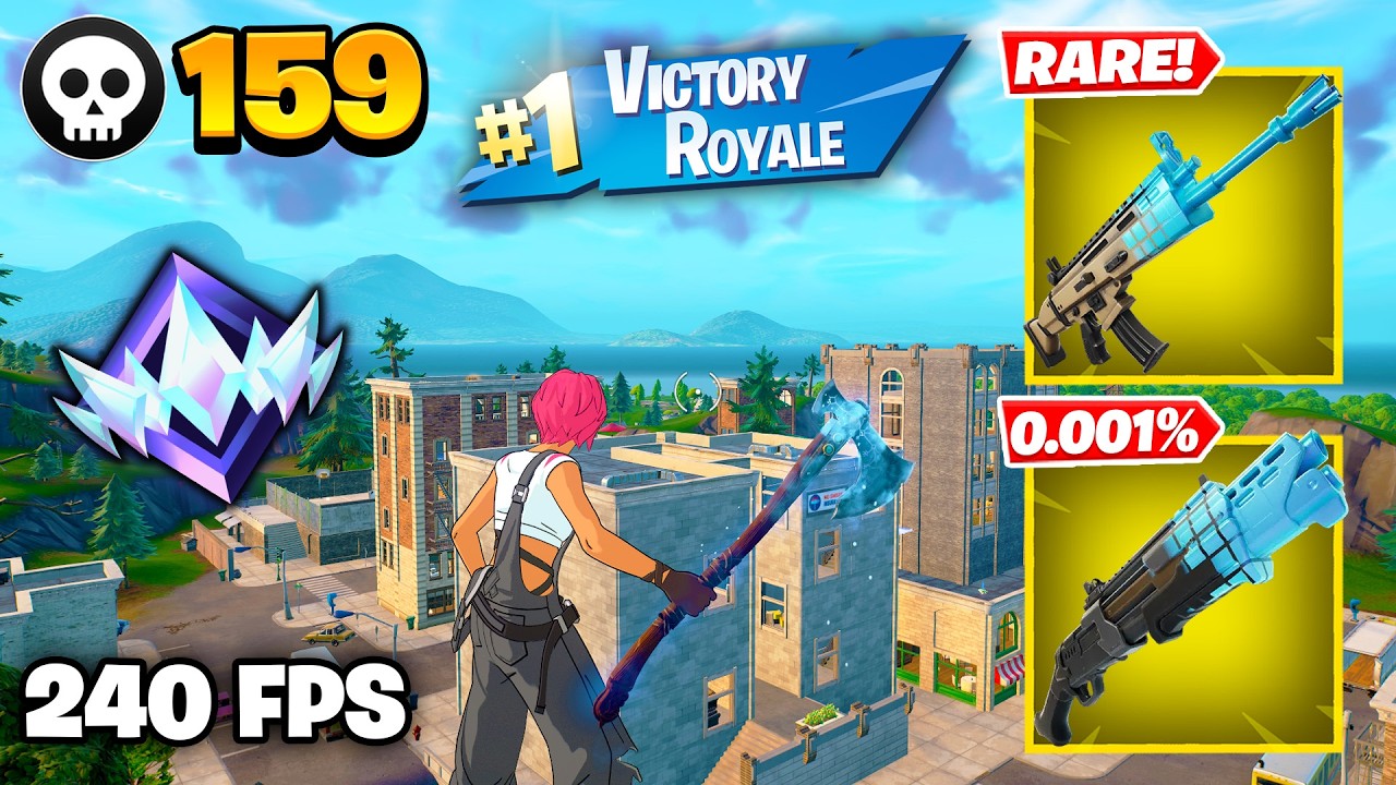159 Elimination "RANKED RELOAD" Gameplay Wins (Fortnite Chapter 7 Keyboard & Mouse)