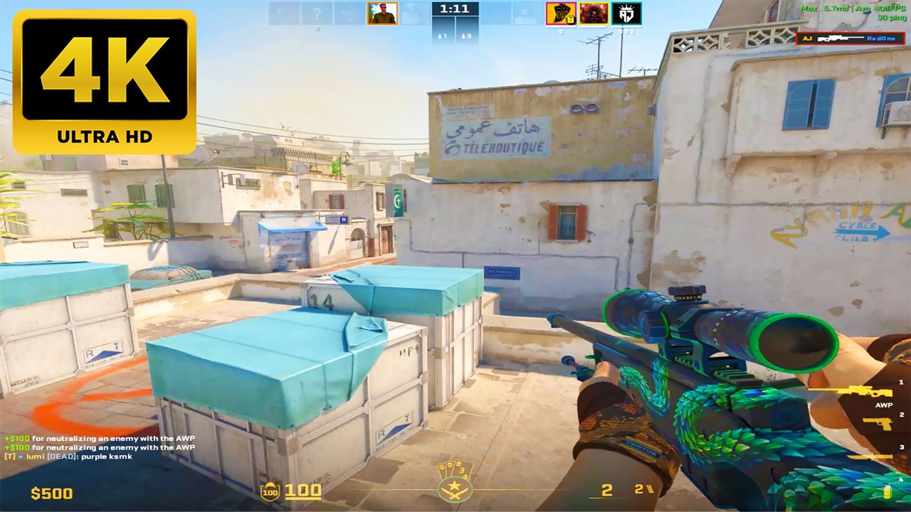 Counter Strike 2 - Dust 2 - Full Gameplay