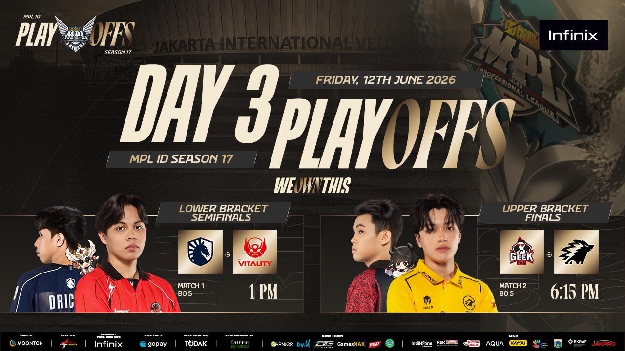 π΄ LIVE | MPL ID S17 | Playoffs Day 3 | English