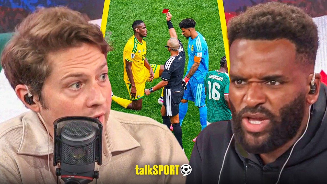 "VERY HARSH!" Rory Jennings & Darren Bent WEIGH IN on THREE RED CARDS in Mexico vs South Africa!