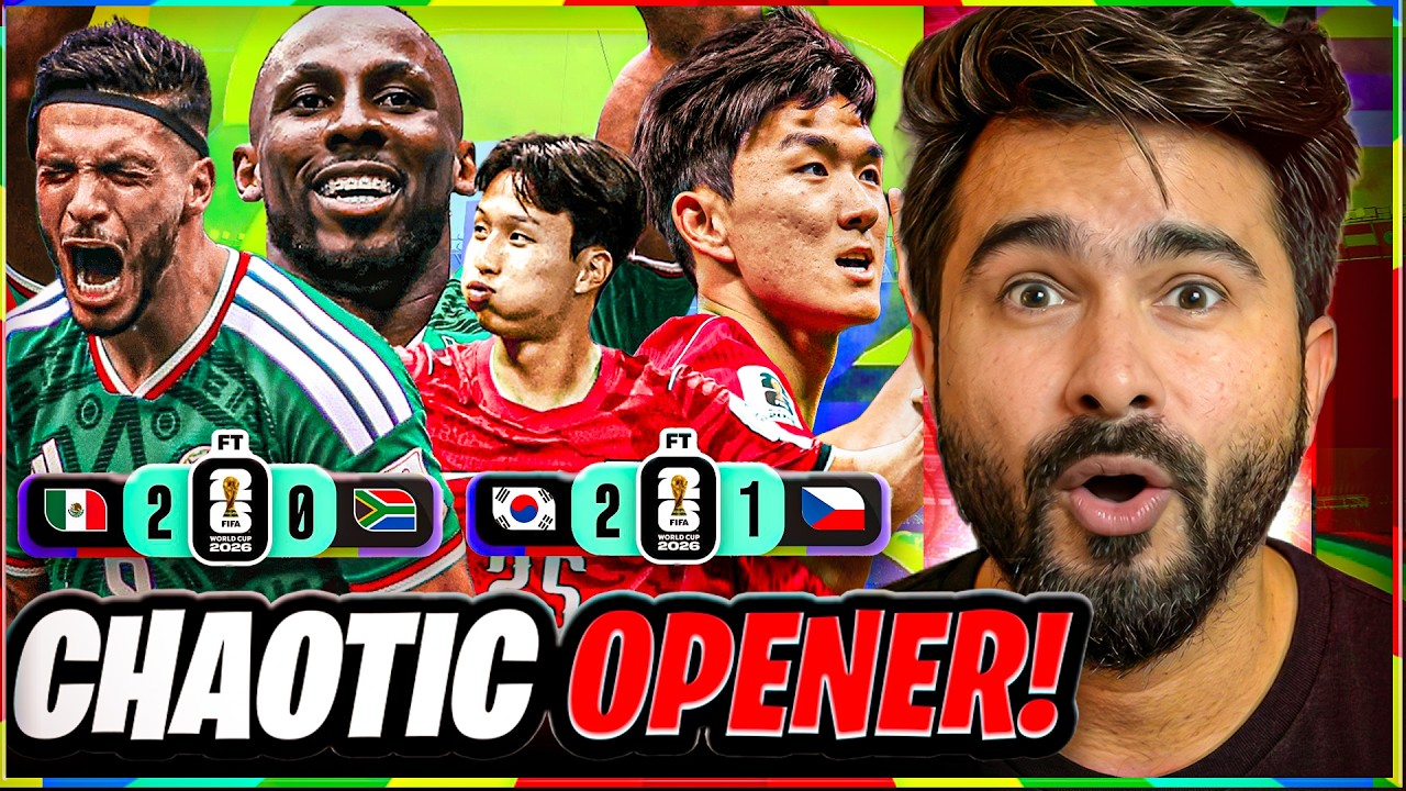 FIFA World Cup Opening Day COOKED! South Korea & Mexico Win #MDB 2026-06-12 14:11