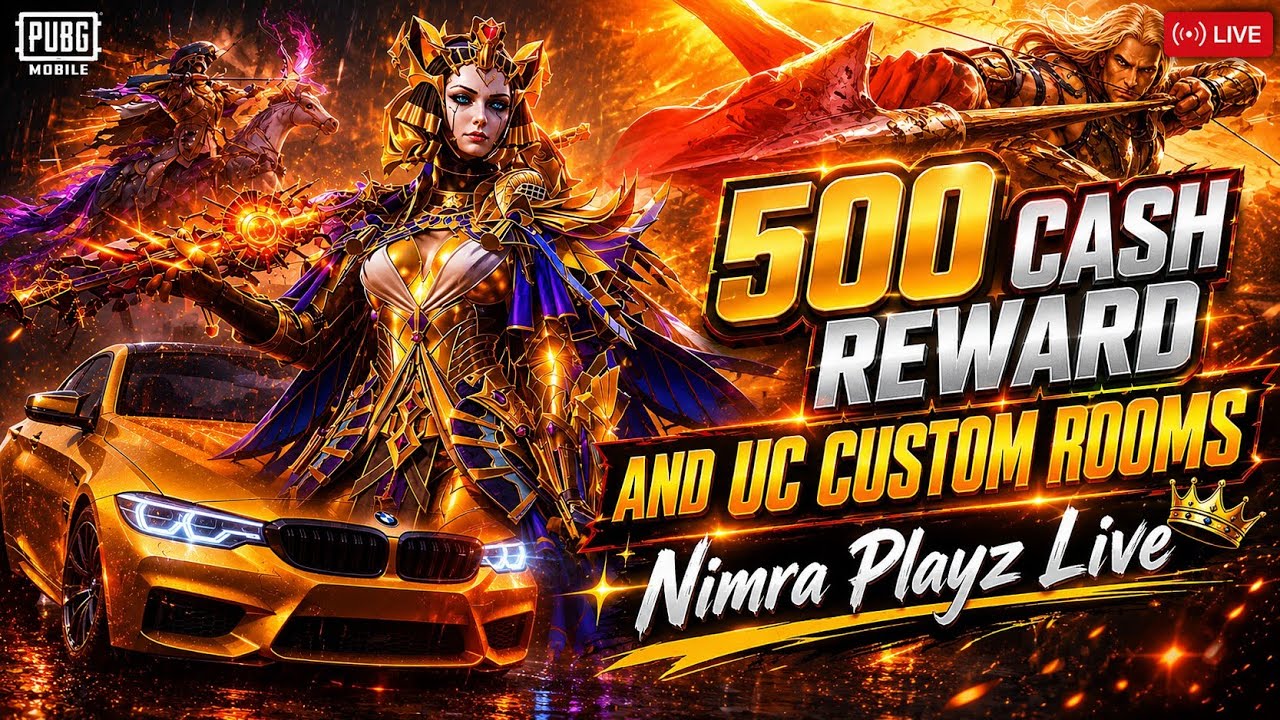 PUBG MOBILE LIVE CUSTOM ROOM UC & CASH REWARD ROOMSЁЯз┐ЁЯФе |#pubgmobile #pubgmnextstarprogram #pubgms30