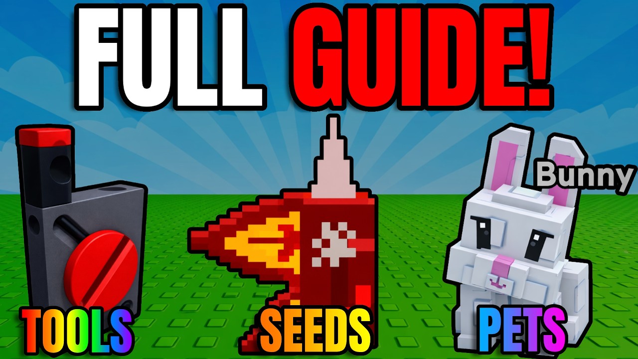 The ONLY GUIDE You'll EVER NEED for Grow a Garden 2! (EASY/MID/END GAME) + GLITCHES & METHODS!