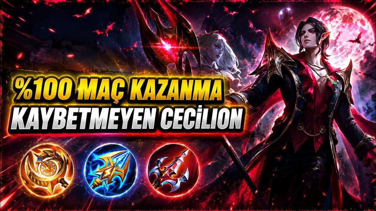 %100 MAÇ KAZANMA GARANTİLİ KAHRAMAN CECİLİON AL OYNA KAZAN Mobile Legends