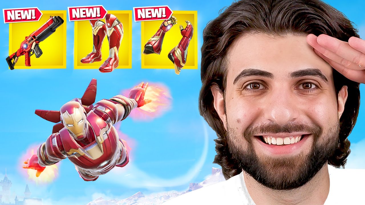 Fortnite's IRON MAN Update is HERE! background