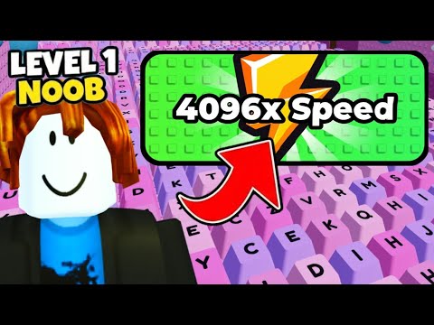 STARTING OVER with 4096x MAX SPEED in +1 Keyboard Escape Roblox backdrop