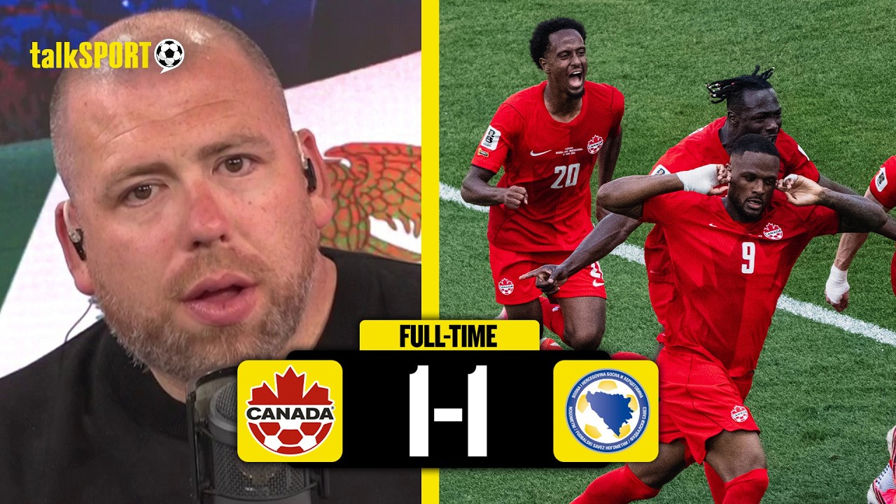 "WE SHOULD'VE WON!" Canada Fan REACTS to Their World Cup Opening Game 1-1 Draw with Bosnia!