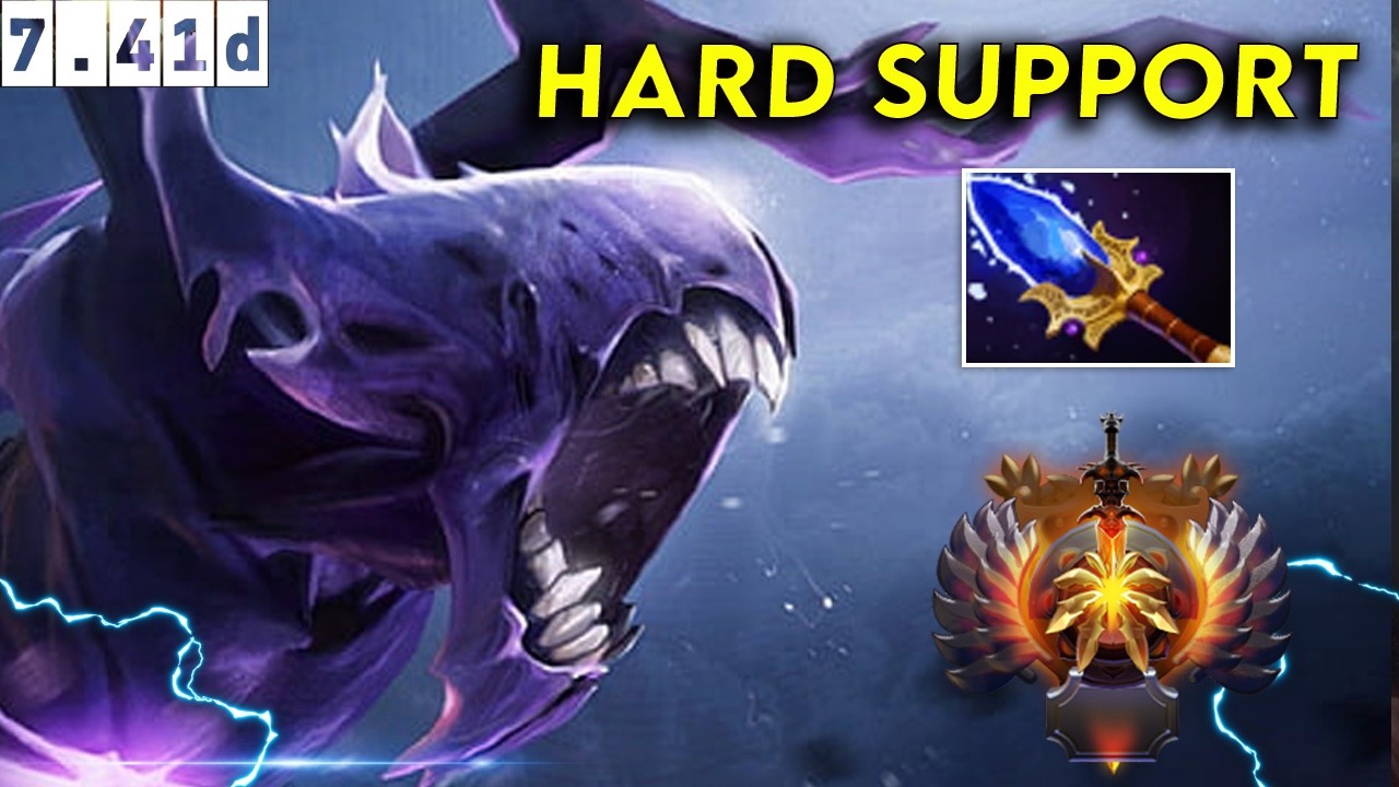 Bane Immortal Hard Support - Dota 2 Patch 7.41d Pro Pub Gameplay background