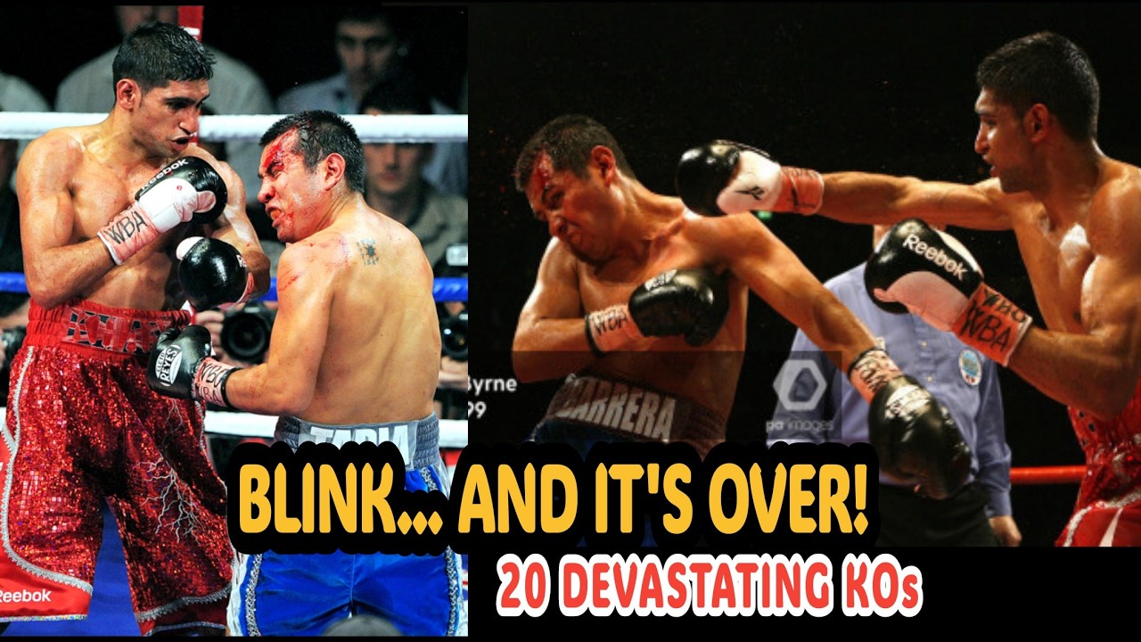 The Speed That Destroyed Champions | Amir Khan's 20 Best Knockouts background