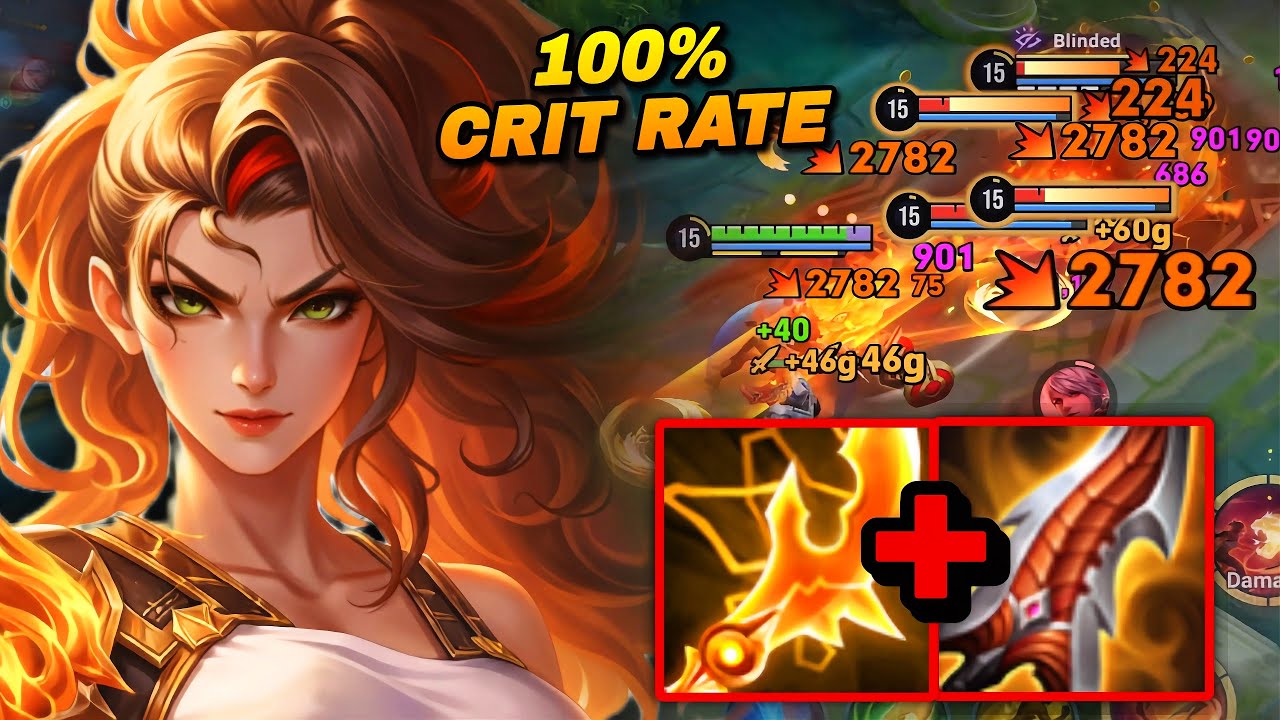 TOP 1 LUARA SPARKFORGED + 100% CRIT RATE CAN EASILY OUTPLAYED ENEMIES IN SOLO RANK! | HONOR OF KINGS