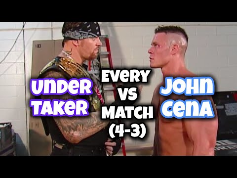 Every Undertaker VS John Cena Match (4-3)