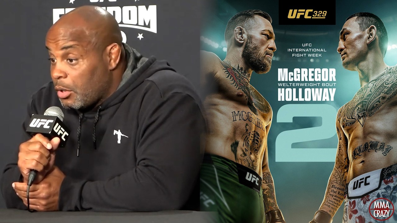 Daniel Cormier reacts to Conor McGregor's return against Max Holloway at UFC 329