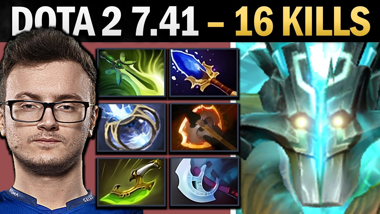 Juggernaut Dota 2 7.41 with 16 Kills and Stormcrafter - Dota Gameplay