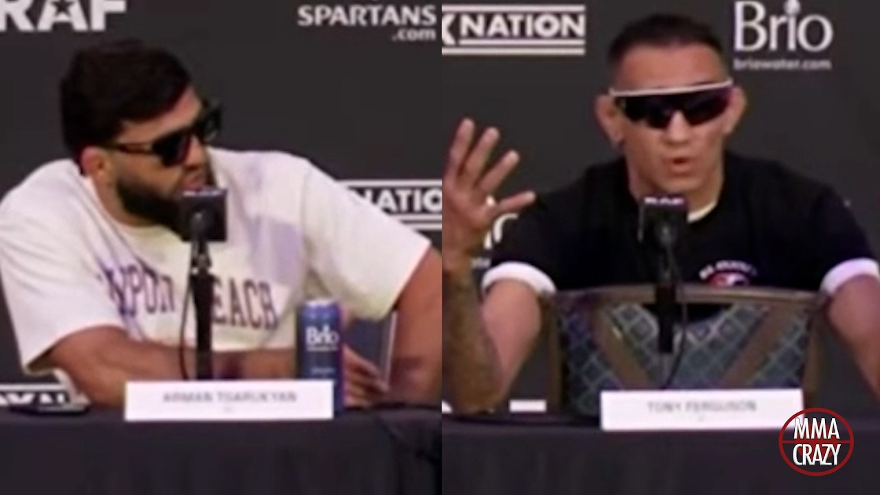 Arman Tsarukyan vs. Tony Ferguson RAF 10 Press Conference Highlights