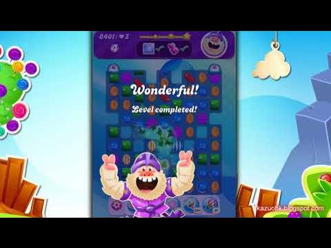 Candy Crush Saga Level 8401 π No boosters β Walkthrough Gameplay