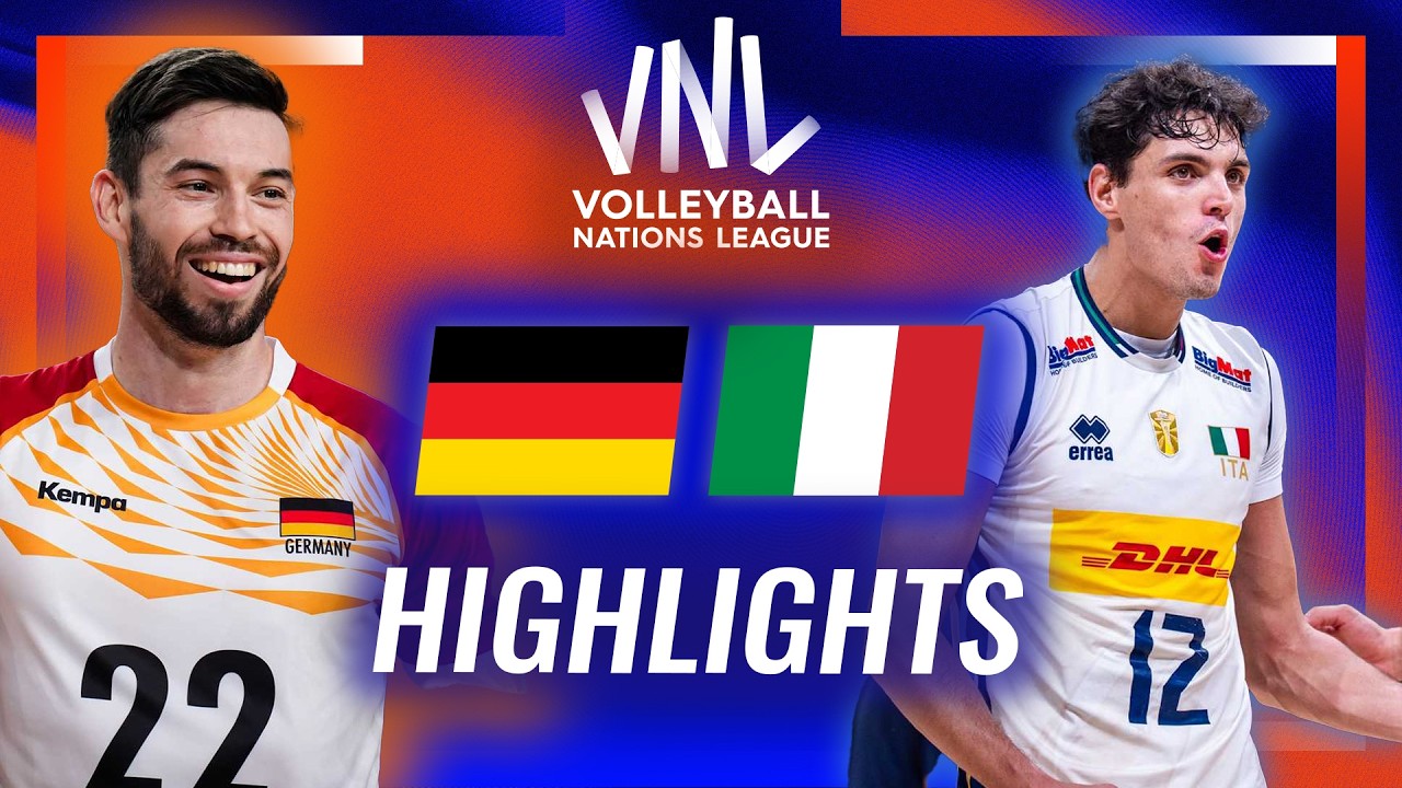 Germany ЁЯЗйЁЯЗк vs. Italy ЁЯЗоЁЯЗ╣ - Highlights | Week 1 | Men's VNL 2026