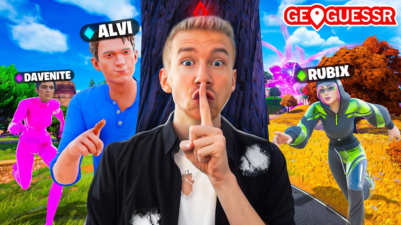 DAS YOUTUBER GEOGUESSR BATTLE IN FORTNITE SEASON 3 🏆 (spannend)