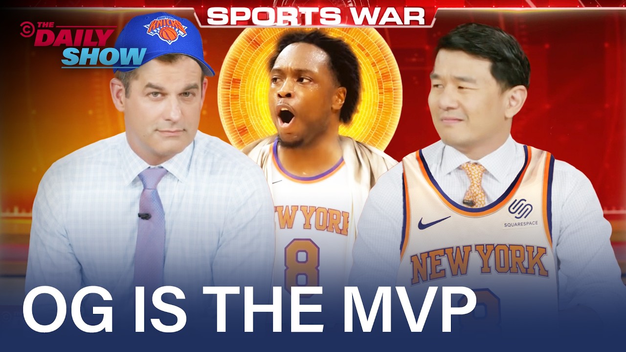 Sports War: OG Anunoby Gets God Status & NY Goes Blue and Orange with Knicks Fever | The Daily Show