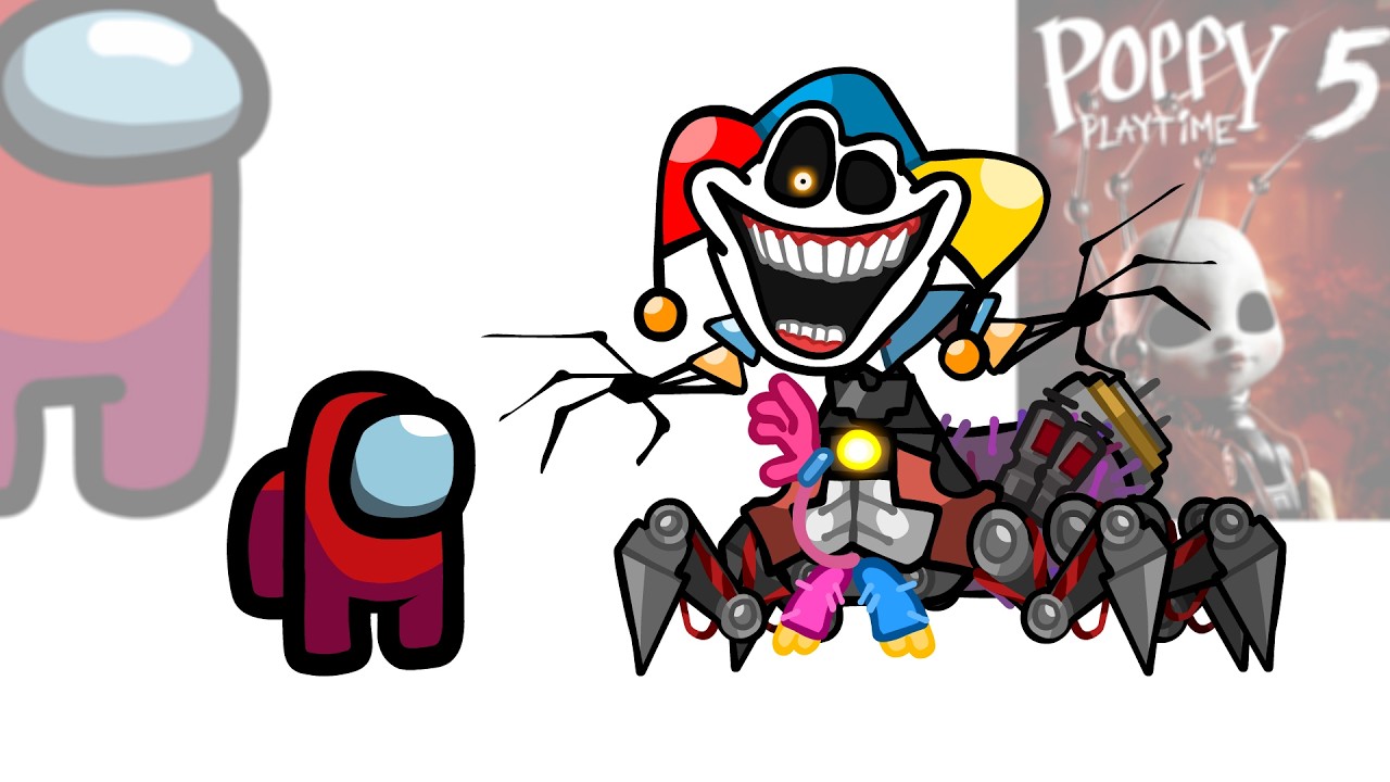 Mini Crewmate Kills Poppy Playtime Chapter 5 The Prototype | Among Us