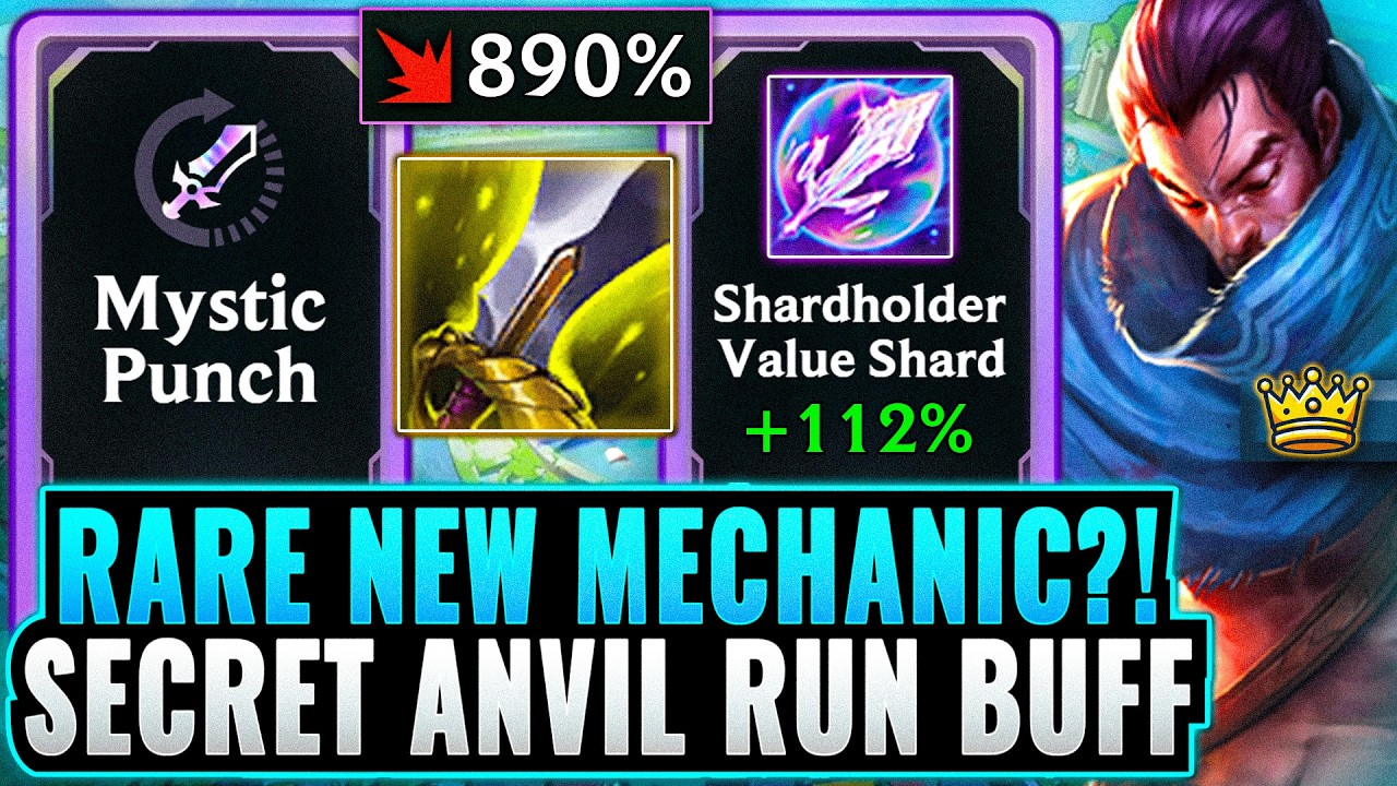 890% Crit: NEW Rare Shardblade Enhancer - Secret Anvil Run Buffs?? | League Arena Gameplay
